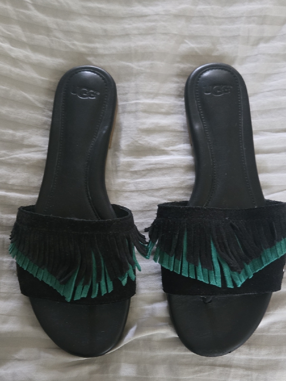 Ugg Leather/suede Slipper Sandall